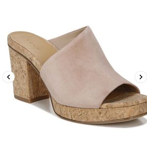 Vince Wyatt Platform Cork Wedge, Taupe, 6.5